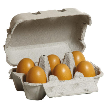 6-pack ägg i trä