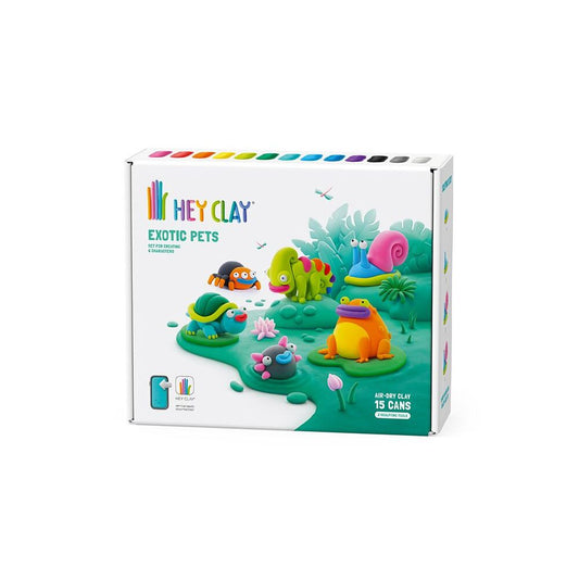 Lufttorkande lera – Exotiska djur