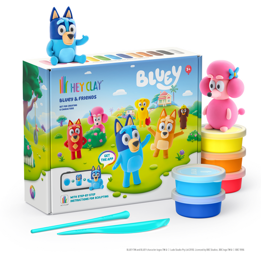 Lufttorkande lera – Bluey!